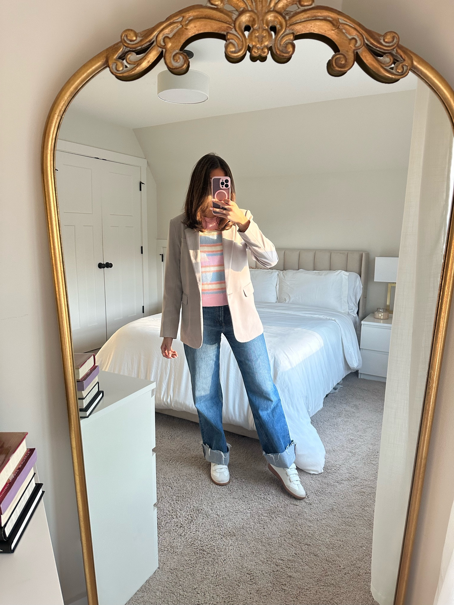 Work travel day outfit! This new top is from Southern Shirt’s spring line & I’m obsessed with how fun these colors are. It’s meant to be a set but i styled it for work

#LTKWorkwear #LTKSeasonal #LTKStyleTip