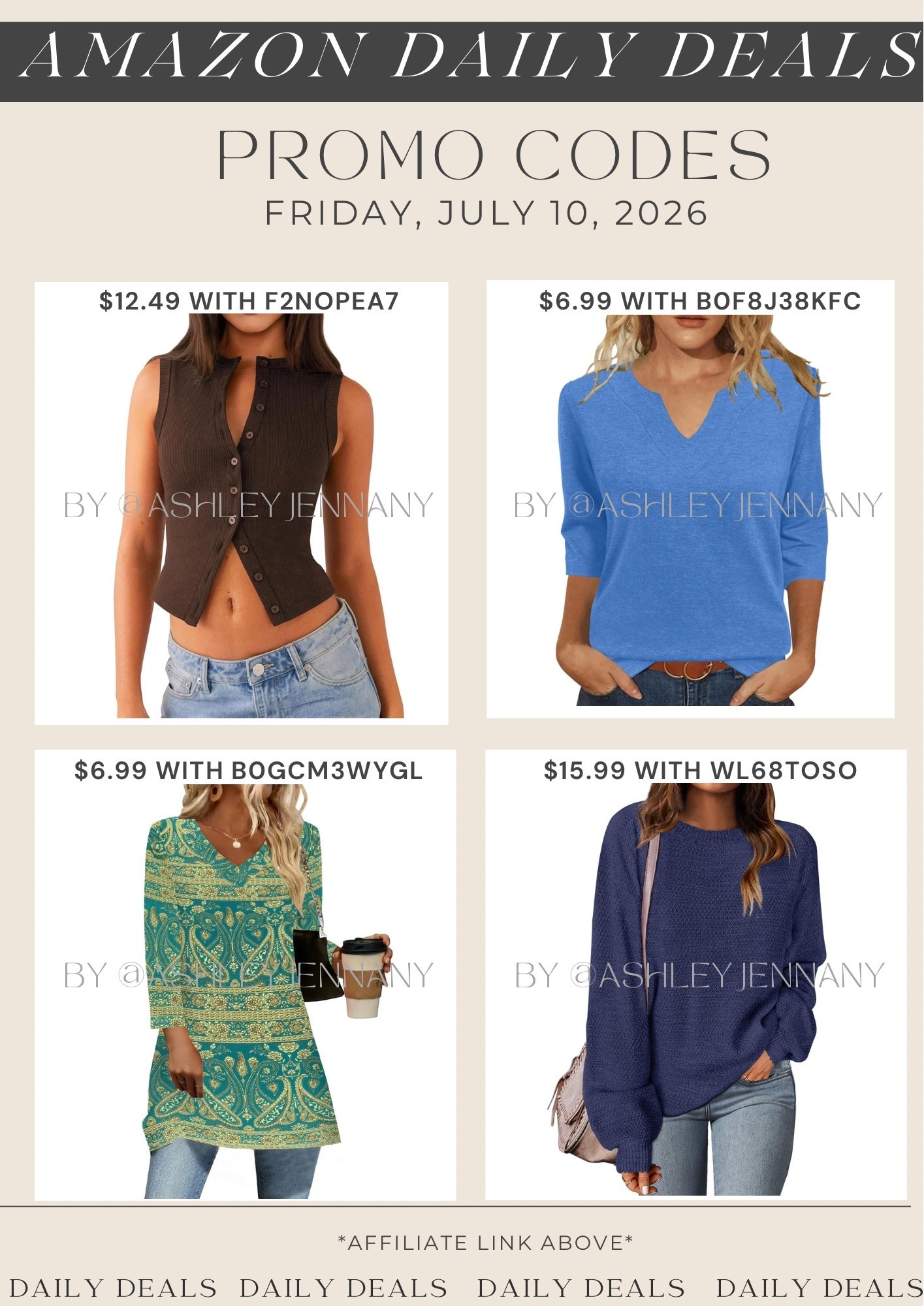 Amazon deals

#LTKSaleAlert #LTKMidsize #LTKSeasonal
