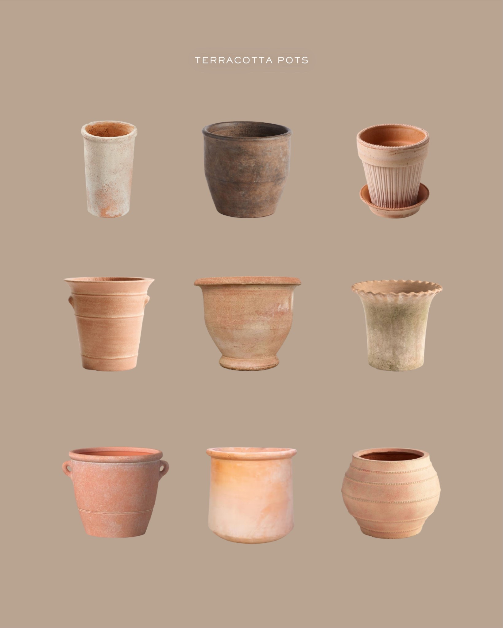 Terracotta planter pots 

#LTKHome