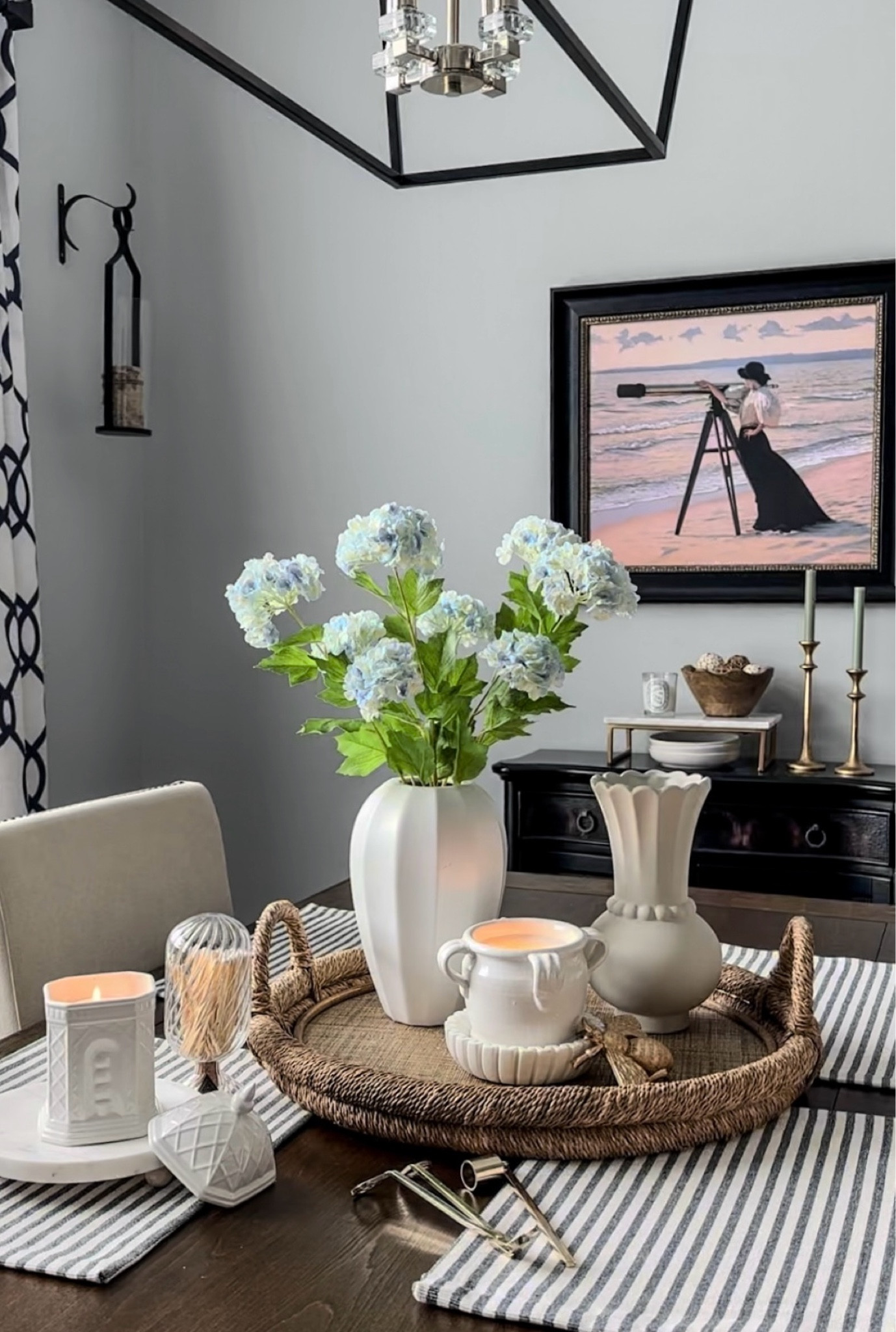 Pretty spring tray styling! Shop my new vase, blue florals, Mediterranean candle, ships free, peony gazebo candle, candle cloche, candle accessories, marble candle stands, brass candleholders, marble stand, wood bowl, coastal tray, Spring home decor accessories. Mother’s Day gift ideas. Amazon home, Pottery Barn, At Home, Target. 

#LTKsalealert #LTKhome #LTKfindsunder50