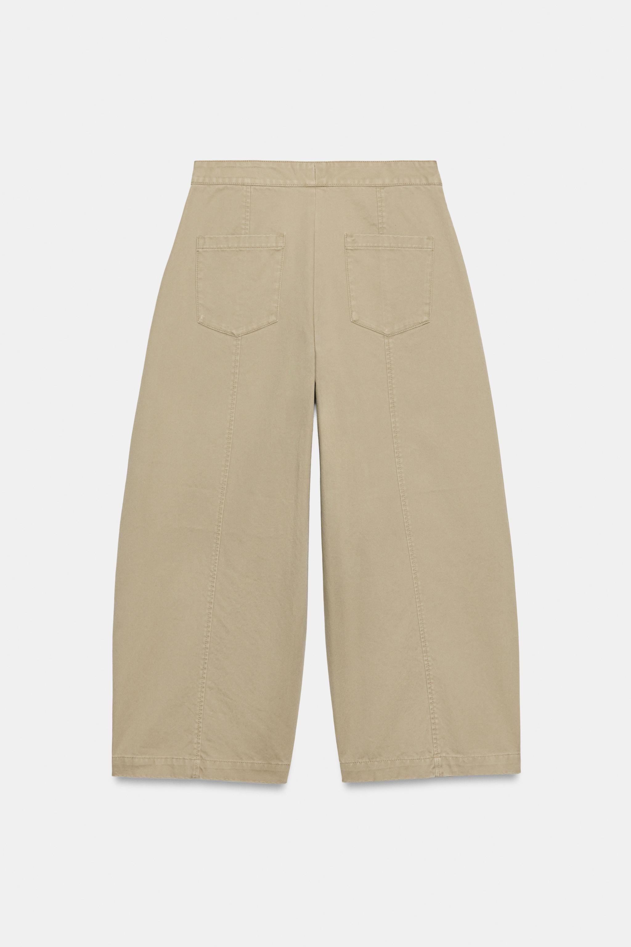 VOLUMINOUS CULOTTE TROUSERS | Zara Canada