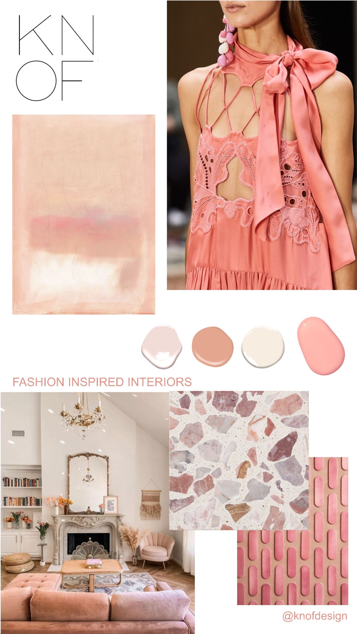 PRETTY IN PINK | For femme flair add some romantic details next to modern furnishings. The look is elegant, sophisticated and romantic. @knofdesign #pinkinterior #romantichome #frenchstyle #livingroominspo #femininehome 

#LTKhome #LTKSeasonal #LTKFind