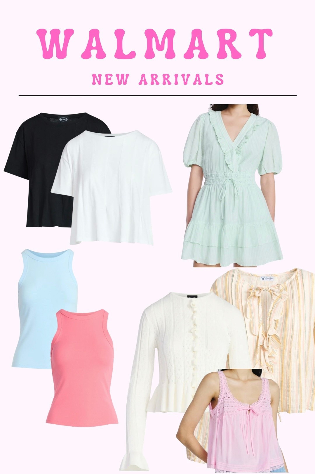 Loving all of these new arrivals at Walmart!! The tanks are only $8.00 and are great for layering  

#LTKSpringSale #LTKootd #LTKMidsize