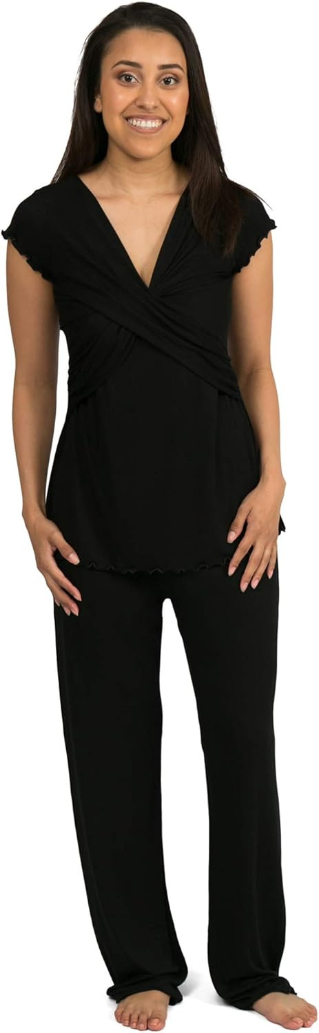 Kindred Bravely Davy Ultra Soft Maternity & Nursing Pajamas Sleepwear Set | Amazon (US)
