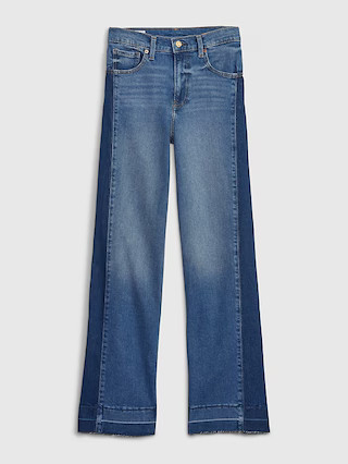 High Rise Stride Wide-Leg Jeans | Gap (US)