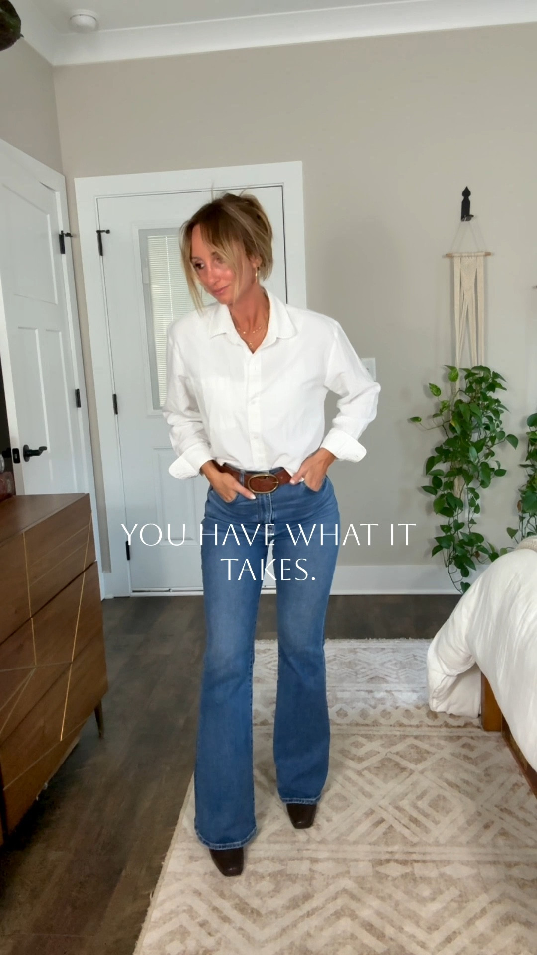 Basic staples for a business casual wardrobe 

Shoes: $70
Jeans: $67
Shirt: $21

#LTKWorkwear #LTKspringtrends #LTKSaleAlert