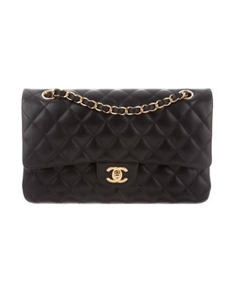 Chanel 2019 Medium Double Flap Bag Black | The RealReal