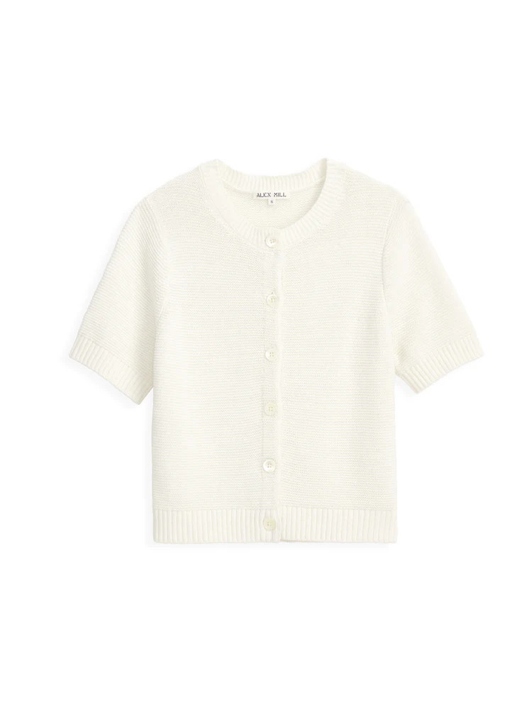 Elle Sweater In Cotton Linen | Alex Mill