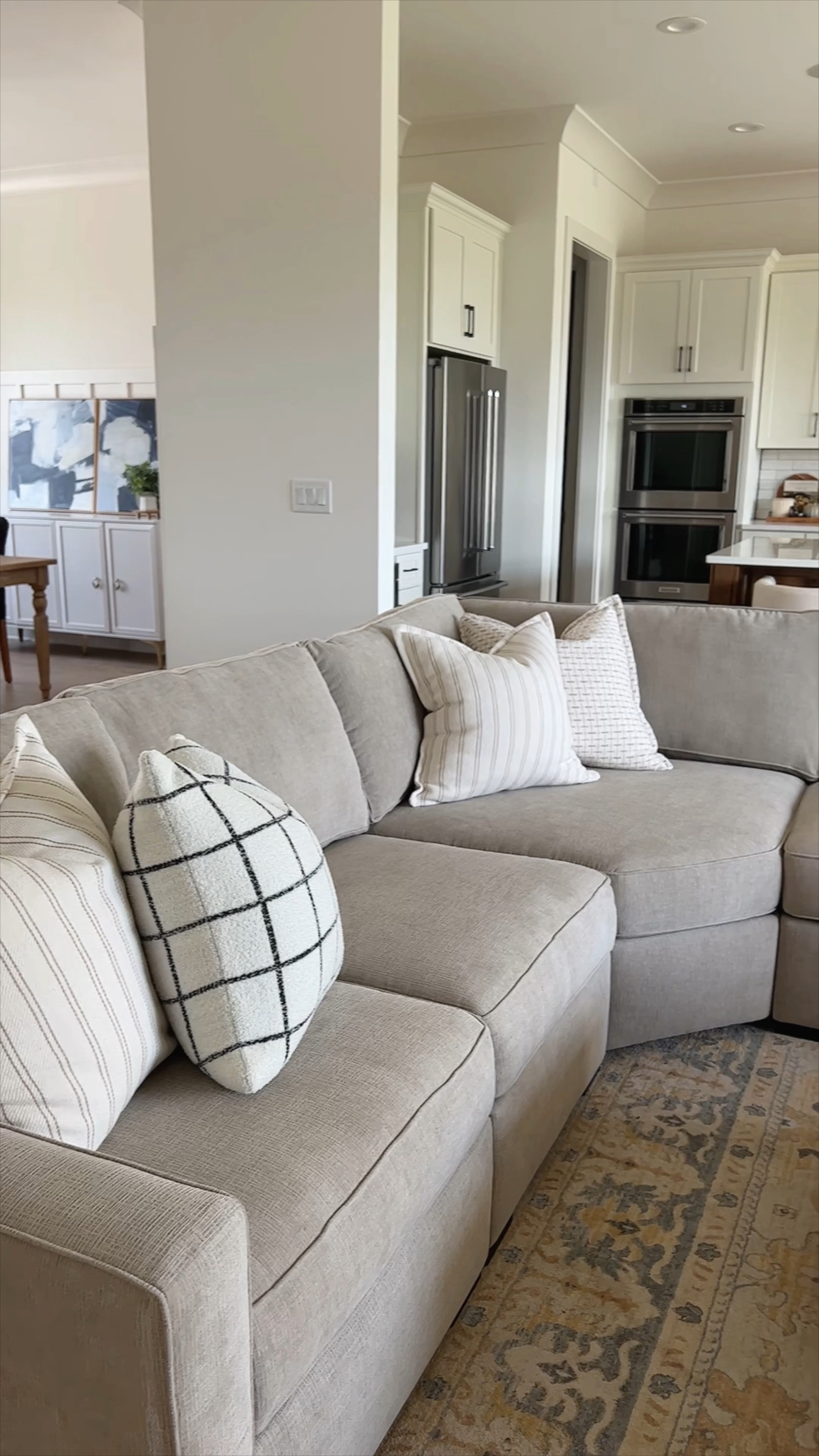 Macys Radley Sectional Sofa | Chrome Beige | Living Room Couch Sectional With Chaise | 

#LTKhome