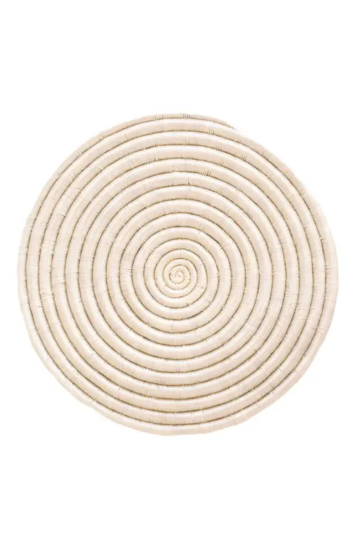 indego africa 12"" Sisal Placemat - White in Cream at Nordstrom | Nordstrom