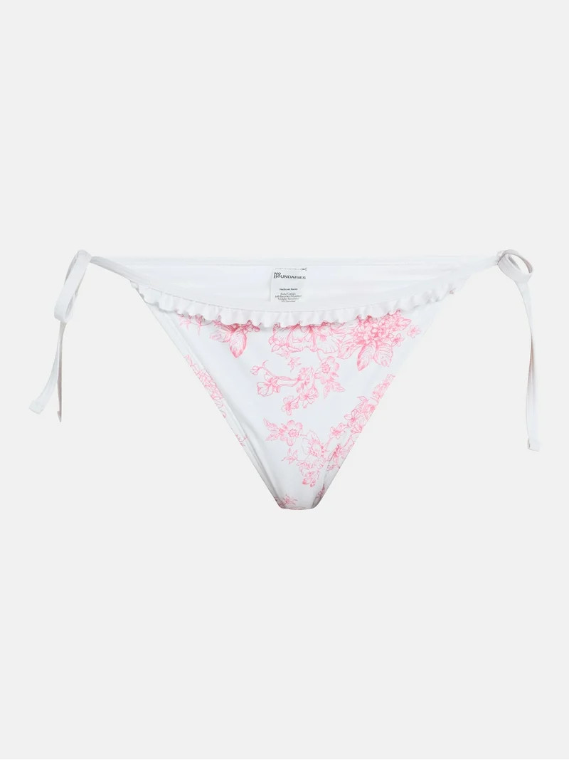 No Boundaries Ruffle String Bikini Bottoms, Women's XXS-XXL | Walmart (US)
