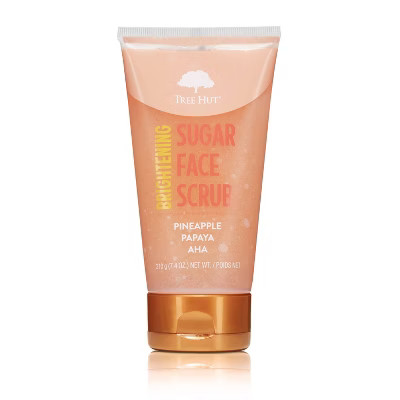 Tree Hut Brightening Pineapple & Papaya Face Scrub - 7.4oz | Target