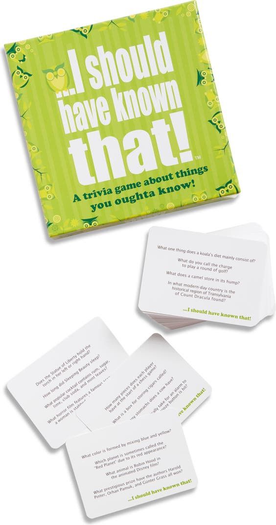 HYGGE GAMES I Should Have Known That Party Trivia Card Game | Nordstrom | Nordstrom