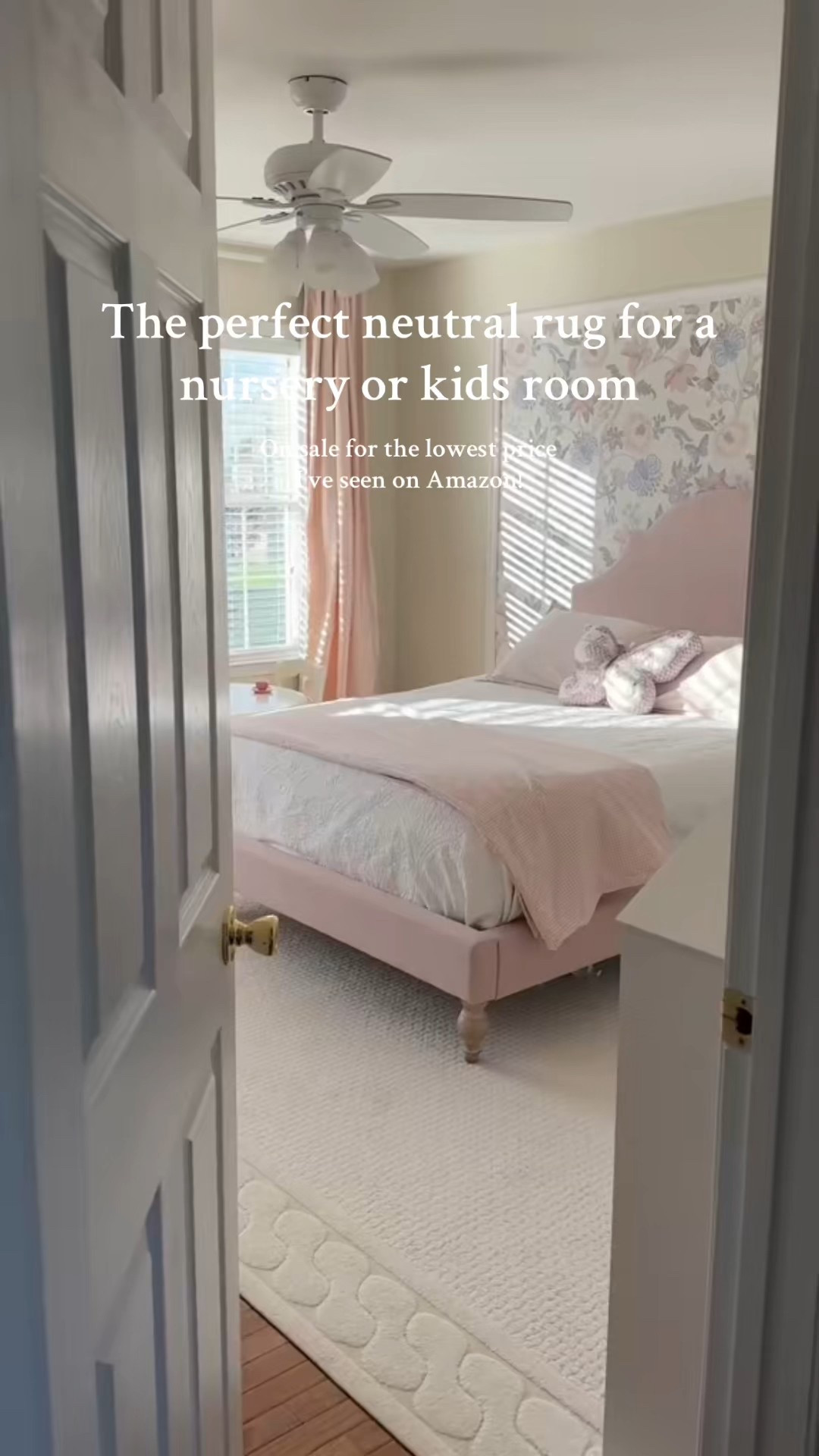 Nursery, girls room, area rug, neutral rug

#LTKHome #LTKBaby #LTKSaleAlert