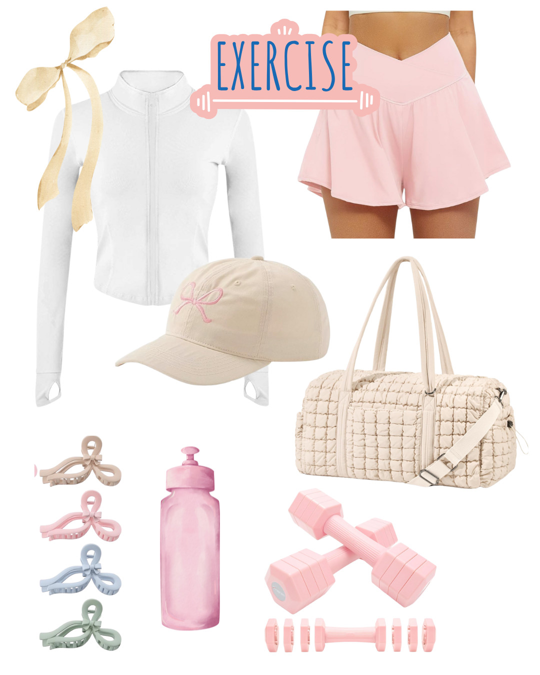 who says you can’t lift and look cute? 🎀💗 

 #LTKActive #LTKStyleTip #LTKItBag