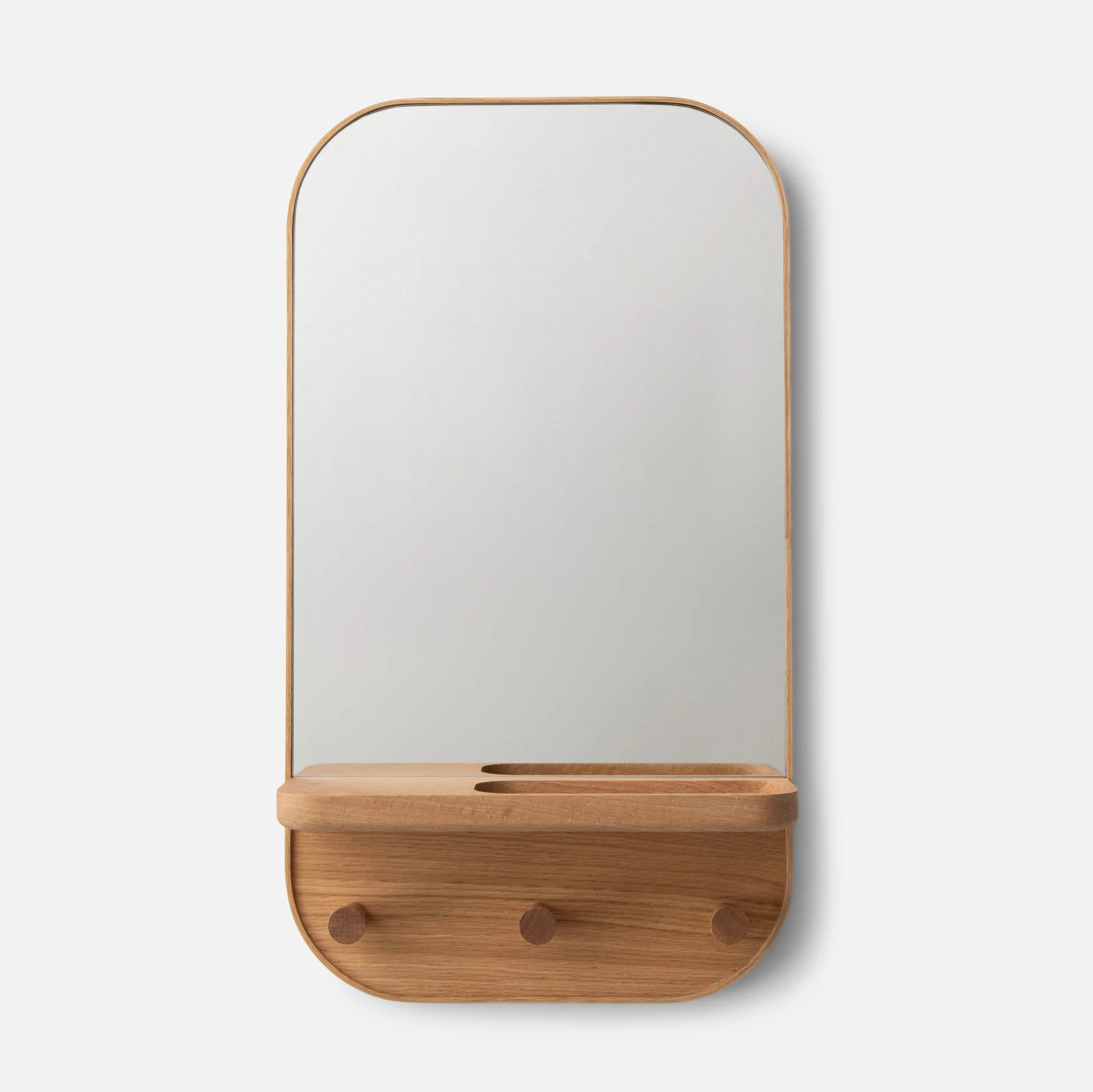 Oak Caddy Mirror | Schoolhouse