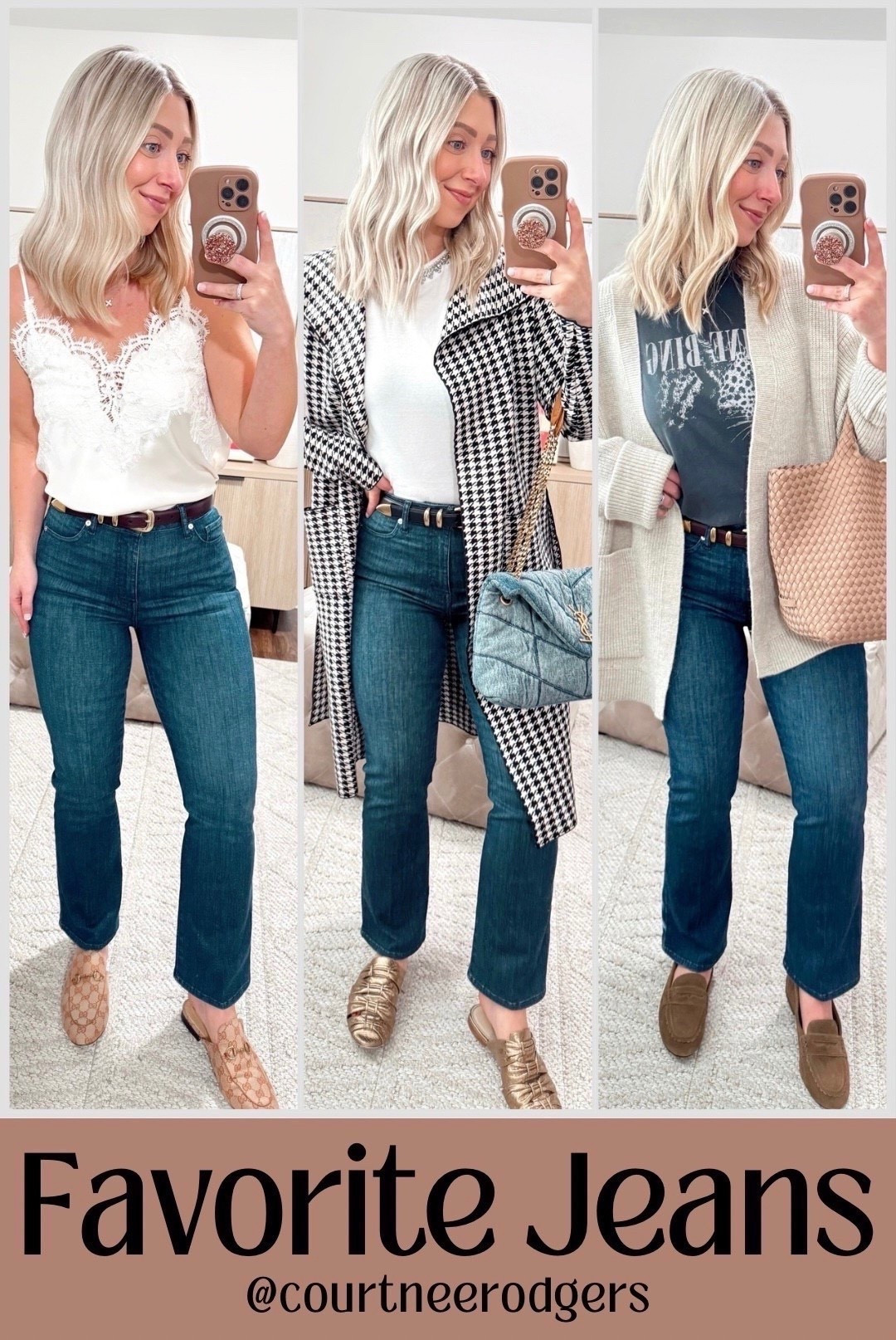 My favorite jeans lately 💙 If between sizes, size down as they’re very stretchy! Size XS tank, size XS white tee (both run big), size small Anine Bing tee 

Casual outfits, frame denim, petite outfits, styling outfits 

#LTKGiftGuide #LTKFindsUnder100 #LTKPetite