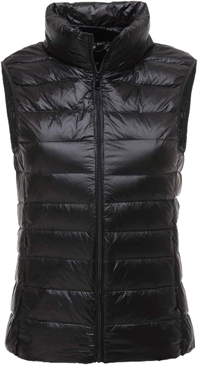 LANBAOSI Women's Packable Lightweight Down Vest Winter Down Waistcoat | Amazon (US)