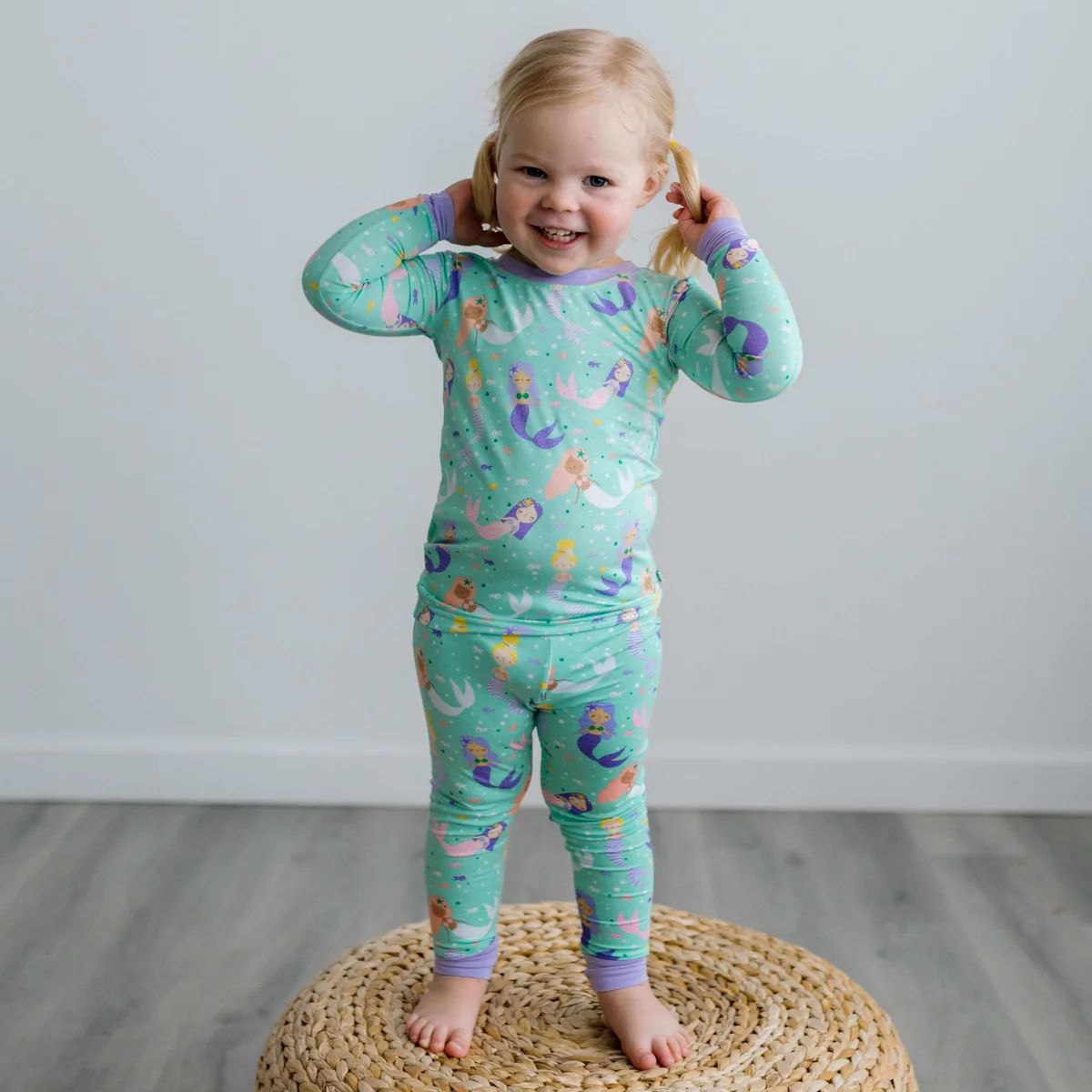Mermaid Magic Two-Piece Pajama Set | Little Sleepies