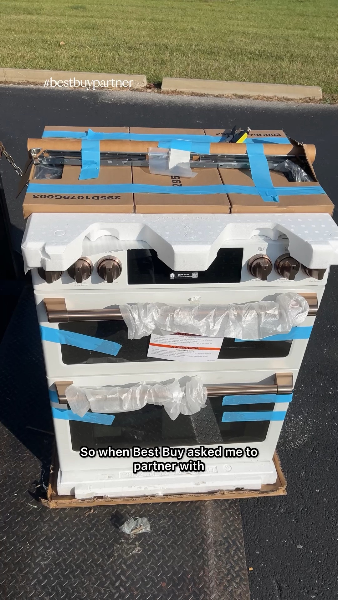 #BestBuyPartner How gorgeous is the new Cafe range (and microwave) we recently installed in the lake house kitchen? It’s the perfect complement to the freshly-painted blue cabinets. I love that the hardware is customizable and comes in six different finishes, giving a designer look in an accessible way. Save up to an extra $700 on Café appliances, plus an extra 10% off Café handle and knobs accessory kits! Shop and save on Café appliances at Best Buy - just in time to host for the holidays. @bestbuy #CafeAppliances #DistinctByDesign 

#LTKHome