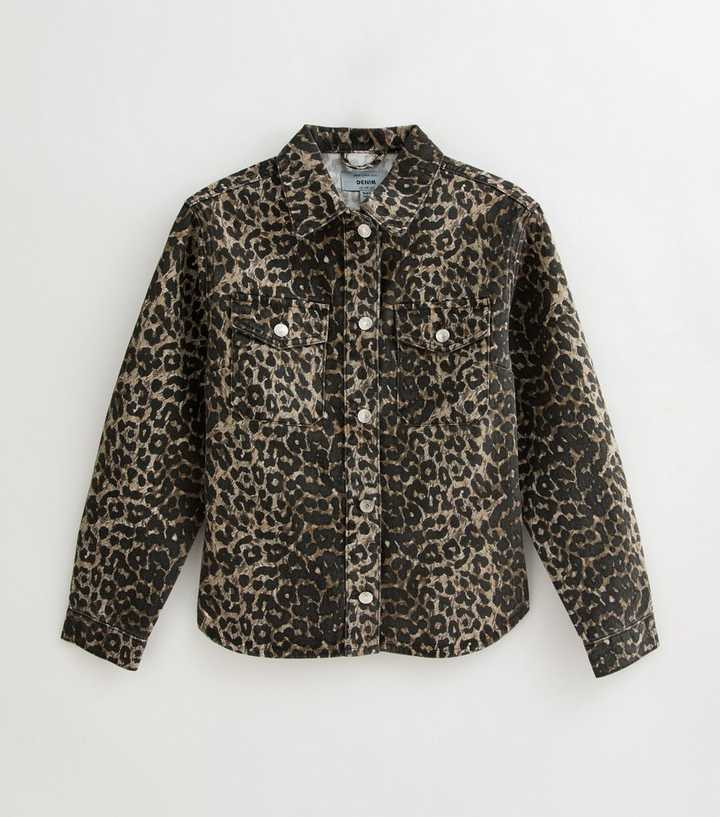 Brown Leopard Print Shacket | New Look | New Look (UK)
