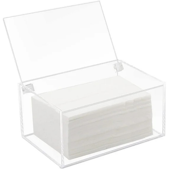 Acrylic Laundry Dryer Sheet Holder, Clear Dryer Sheets Container with Lid for Laundry Room, Clear | Walmart (US)