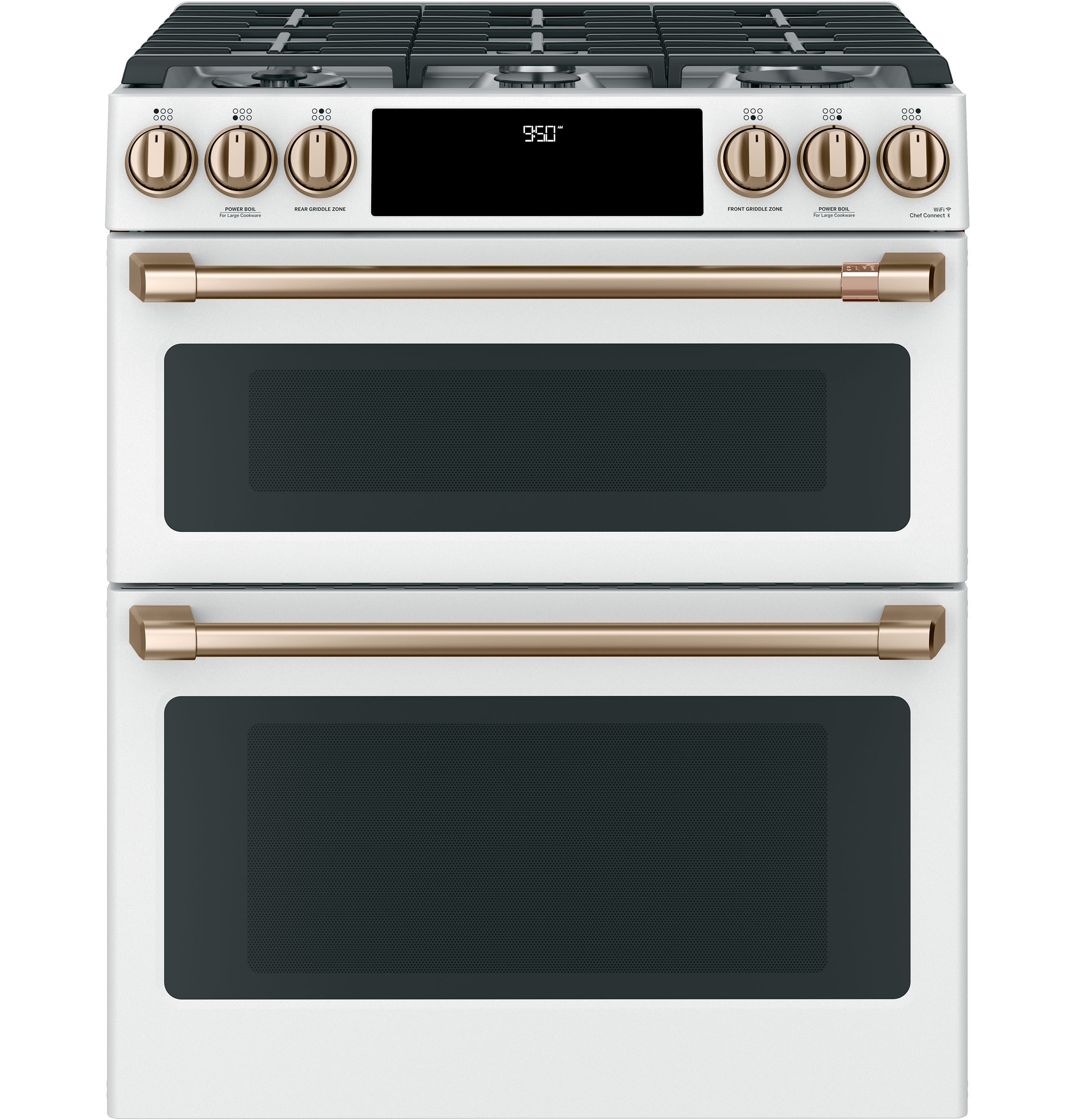 CAF\u00c9\u2122 30" Smart Slide-In, Front-Control, Dual-Fuel, Double-Oven Range with Convection | Cafe Appliances (US)