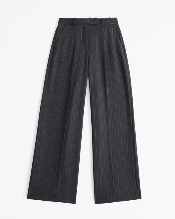 Women's A&F Harper Tailored Ultra-Wide Leg Pant | Women's New Arrivals | Abercrombie.com | Abercrombie & Fitch (UK)