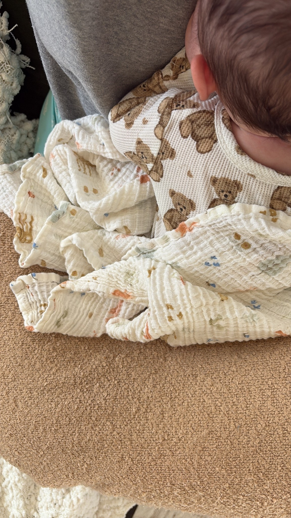 Cozy pajama day today for baby girls! Outfit is from Caden Lane & swaddle is from Target! 

#baby #target #targetbaby #babygirl #babygirlclothes 

#LTKmomlife #LTKBaby #LTKHome