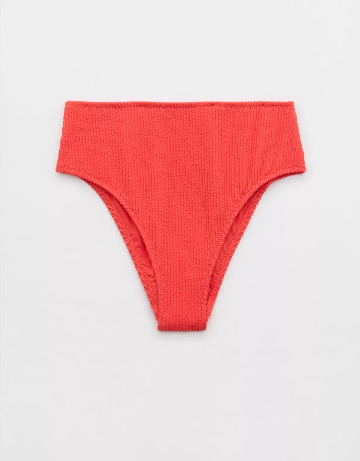 Aerie Crinkle High Cut Cheeky Bikini Bottom | Aerie