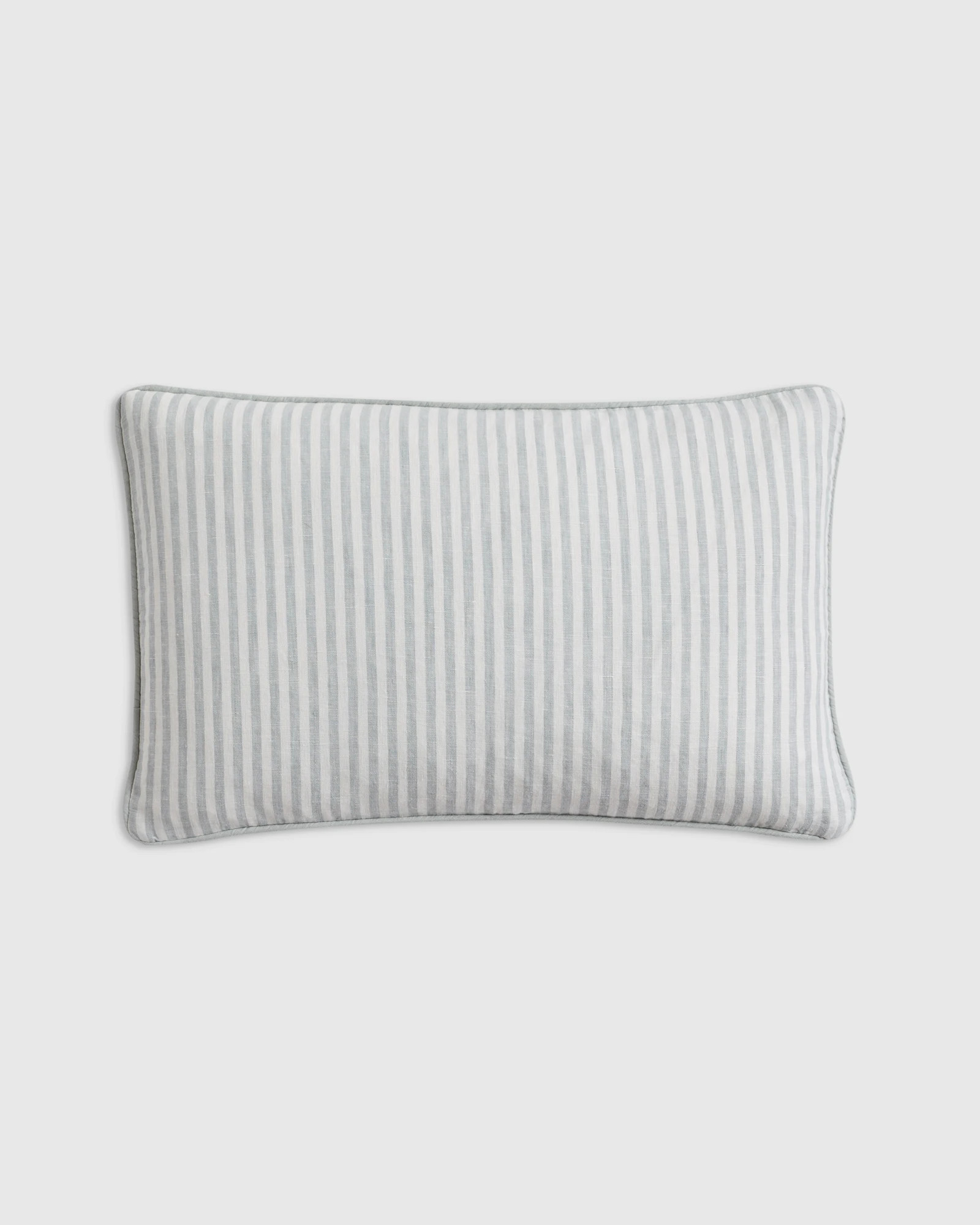 Piped Linen Stripe Pillow Cover | Quince