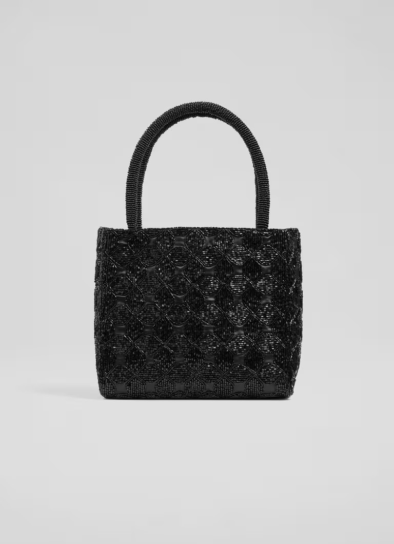 Valerie Black Bead Bag Clutch | L.K. Bennett (UK)