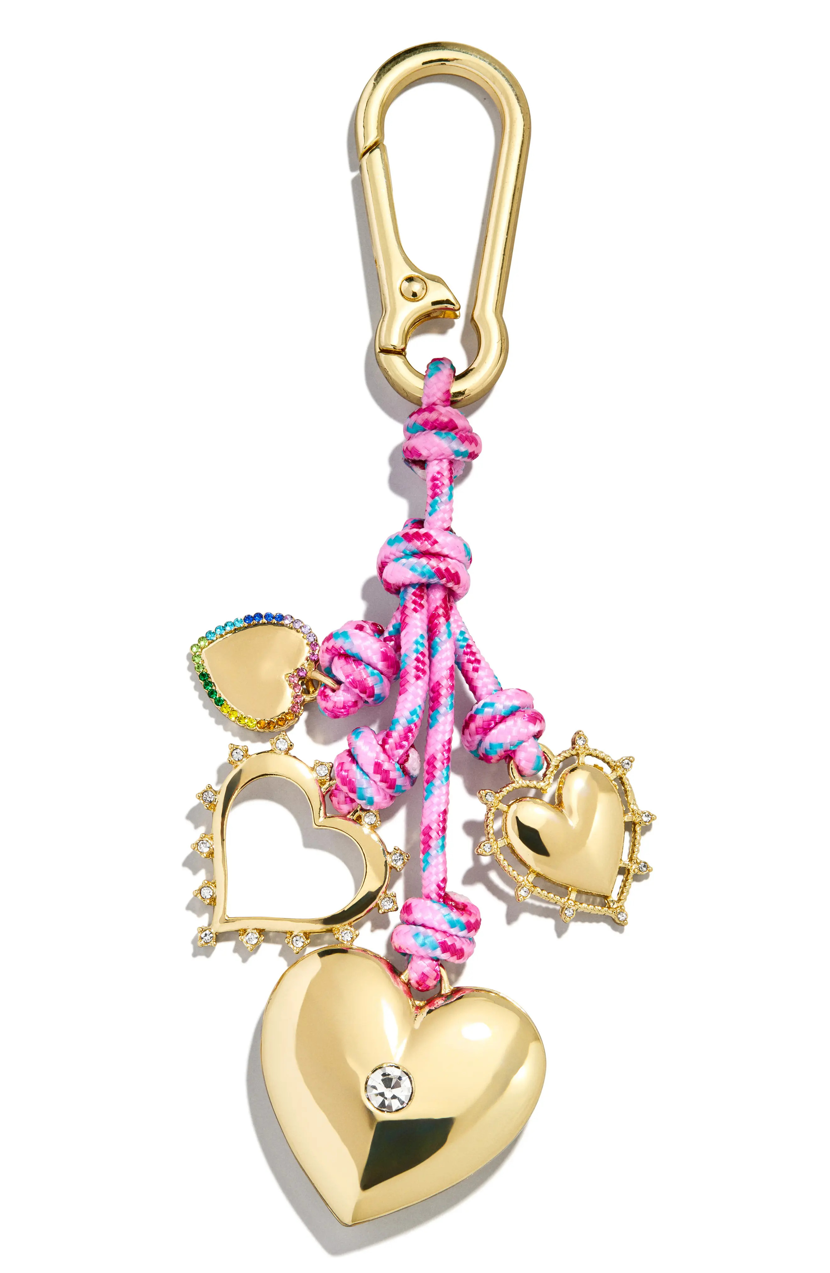 Cluster Heart Cord Key Ring Bag Charm | Nordstromrack | Nordstrom Rack