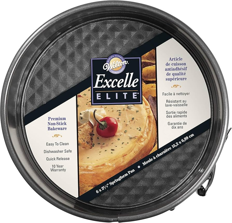 Wilton Excelle Elite Springform Pan, Sturdy Non-Stick and Scratch-Resistant Springform Pan, 6-Inc... | Amazon (US)