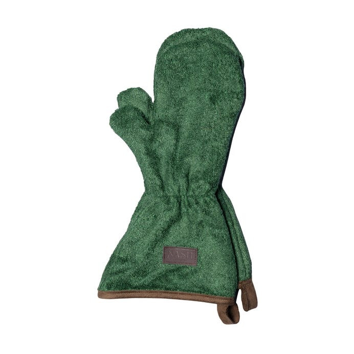 Nash Bamboo Dog Drying Mittens, Green | Fortnum & Mason