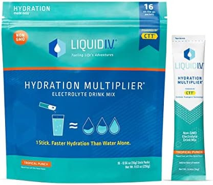 Liquid I.V. Hydration Multiplier - Tropical Punch - Hydration Powder Packets | Electrolyte Drink ... | Amazon (US)