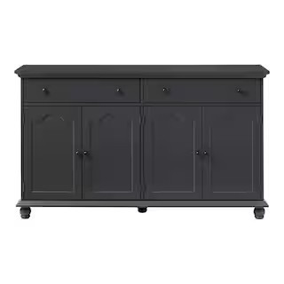 Dowden Charcoal Black Buffet | The Home Depot