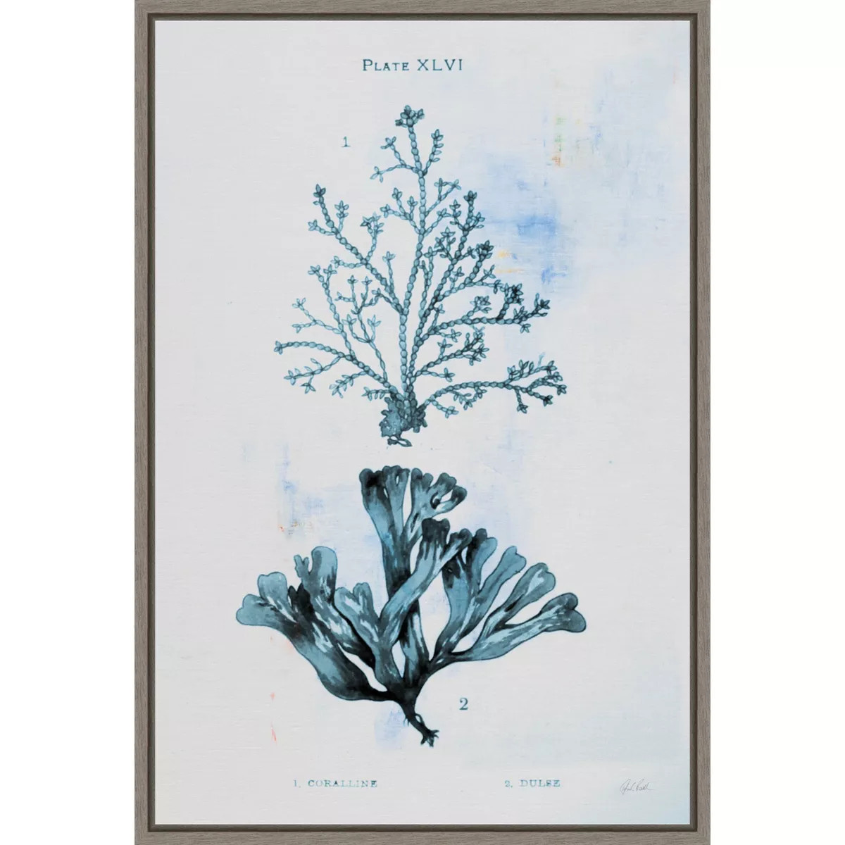 Amanti Art Blue Bay VIII by Deborah Revell Framed Canvas Wall Art | Target