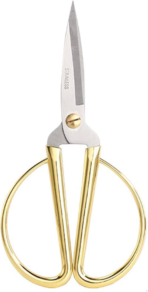 5 Inch All Stainless Steel Sewing Scissors, Sharp Tailor Scissors for Embroidery, Sewing, Craft, ... | Amazon (US)