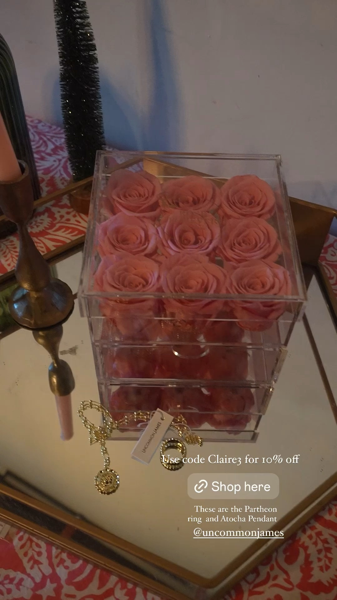 Gold dainty jewelry under $50 and $100 with my code claire3

Uncommon james
Necklace and bracelet and ring stack 

Gift guide for friends, teen, college student. I wear every day casual jewelry



#LTKGiftGuide #LTKHoliday #LTKFindsUnder100