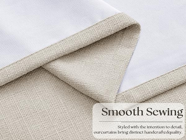 Extra Wide Blackout Curtains 70 x 108 Inches Long for Bedroom Living Room Neutral Farmhouse Pinch... | Amazon (US)