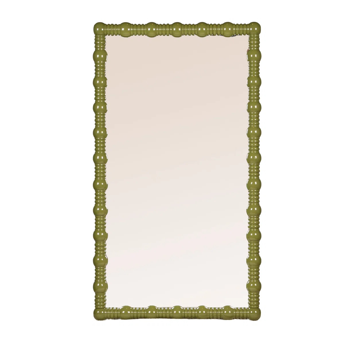 Covington Medium Gloss Dowel Wall Mirror in Sage Green | Wayfair North America