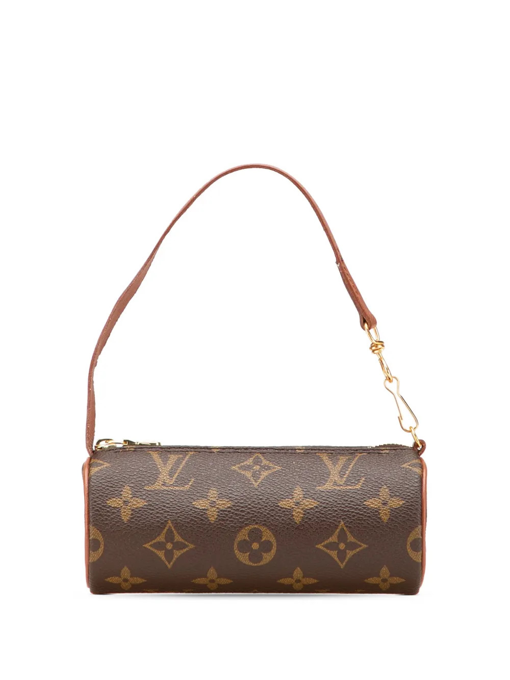 Louis Vuitton Pre-Owned 1990-2025 Monogram Papillon Pochette Handbag | Brown | FARFETCH | Farfetch Global