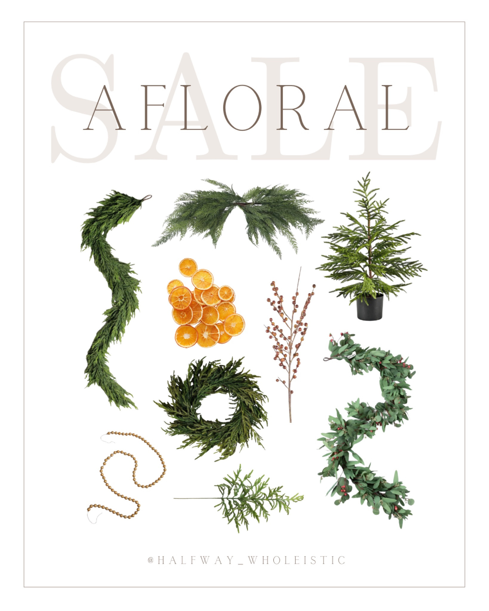 Afloral’s real touch Norfolk pine collection and holiday items are on sale! This viral garland always sells out early, so snag it before it’s gone. Use code CHRISTMAS for 25% off.

#fir #branch #stem #decor #greenery

#LTKhome #LTKSeasonal #LTKsalealert