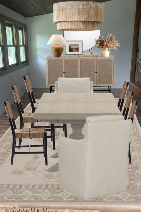 Dining room decor, dining room table, dining chairs, dining room ideas, buffet sideboard, console table decor #diningroom

#LTKhome #LTKsalealert