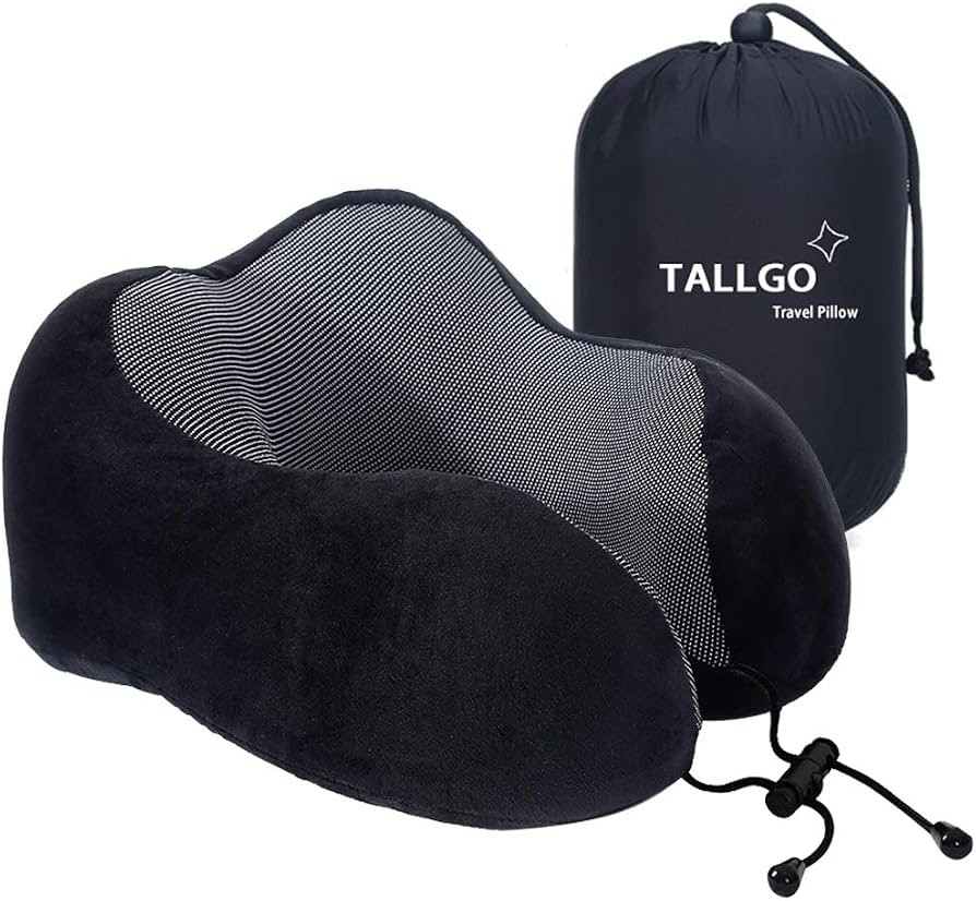 Travel Pillow, Best Memory Foam Neck Pillow Head Support Soft Pillow for Sleeping Rest, Airplane ... | Amazon (US)