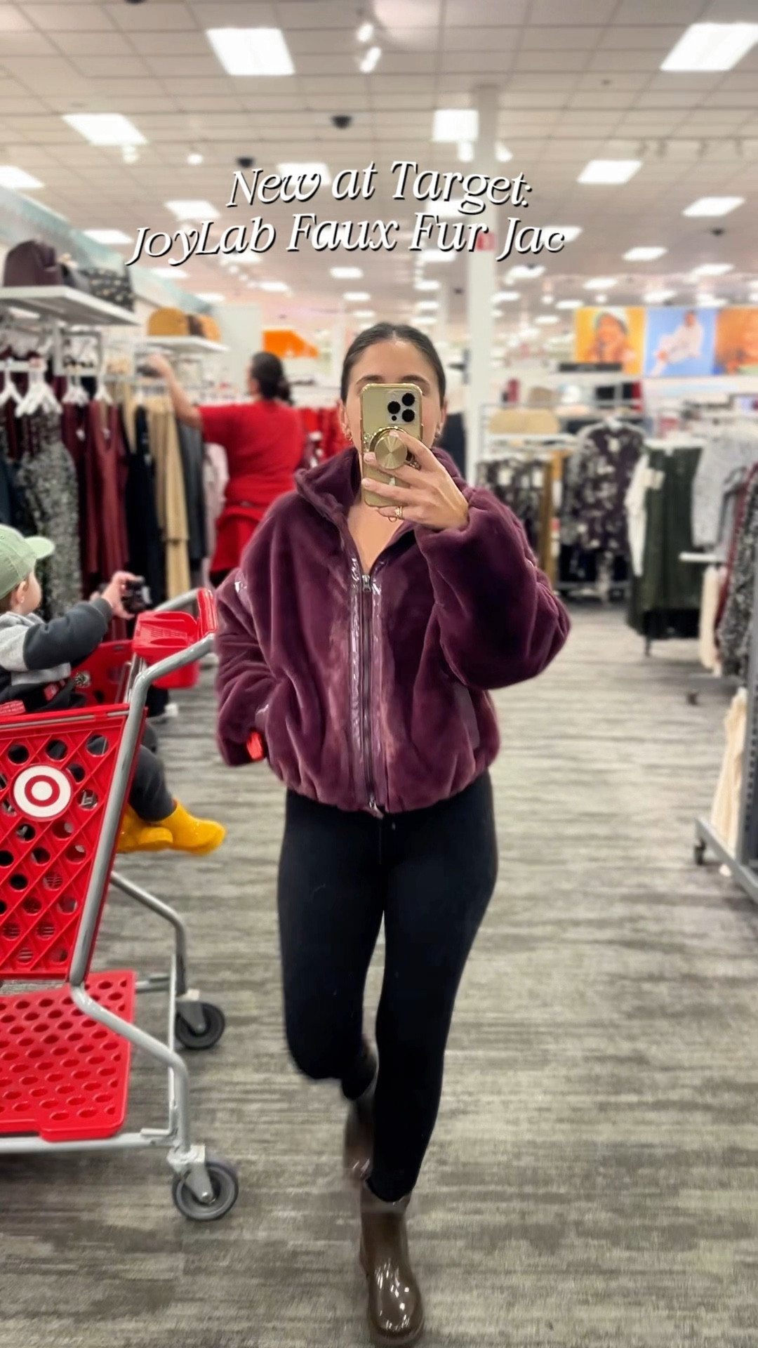 Coat is so good that a stranger complimented me!!!!! Loving this new jacket from Target especially in this color, but it comes in white too! So incredibly soft & looks so expensive - but it’s $50 on the dot! Wearing size XXS - runs big if you want a true cropped length 

#LTKFindsUnder50 #LTKActive #LTKGiftGuide