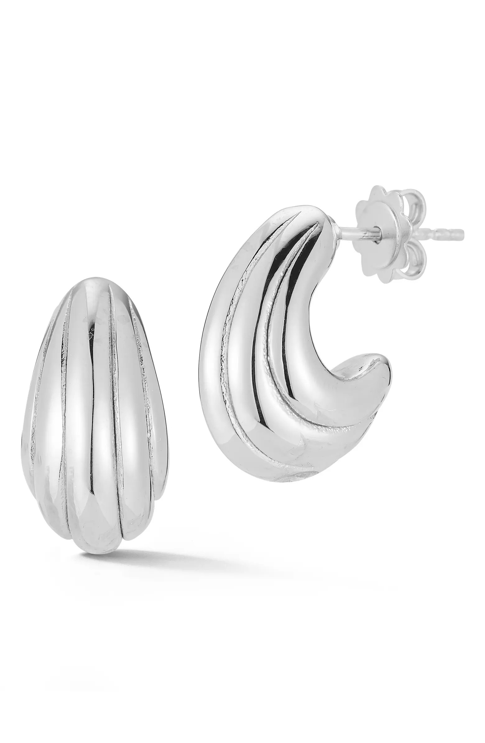 Rib Hoop Earrings | Nordstrom Rack