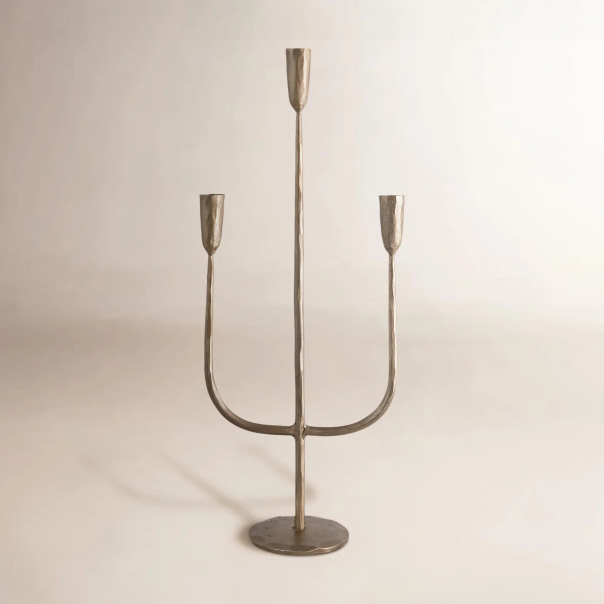 Hand-Forged Metal Candelabra | Wayfair North America
