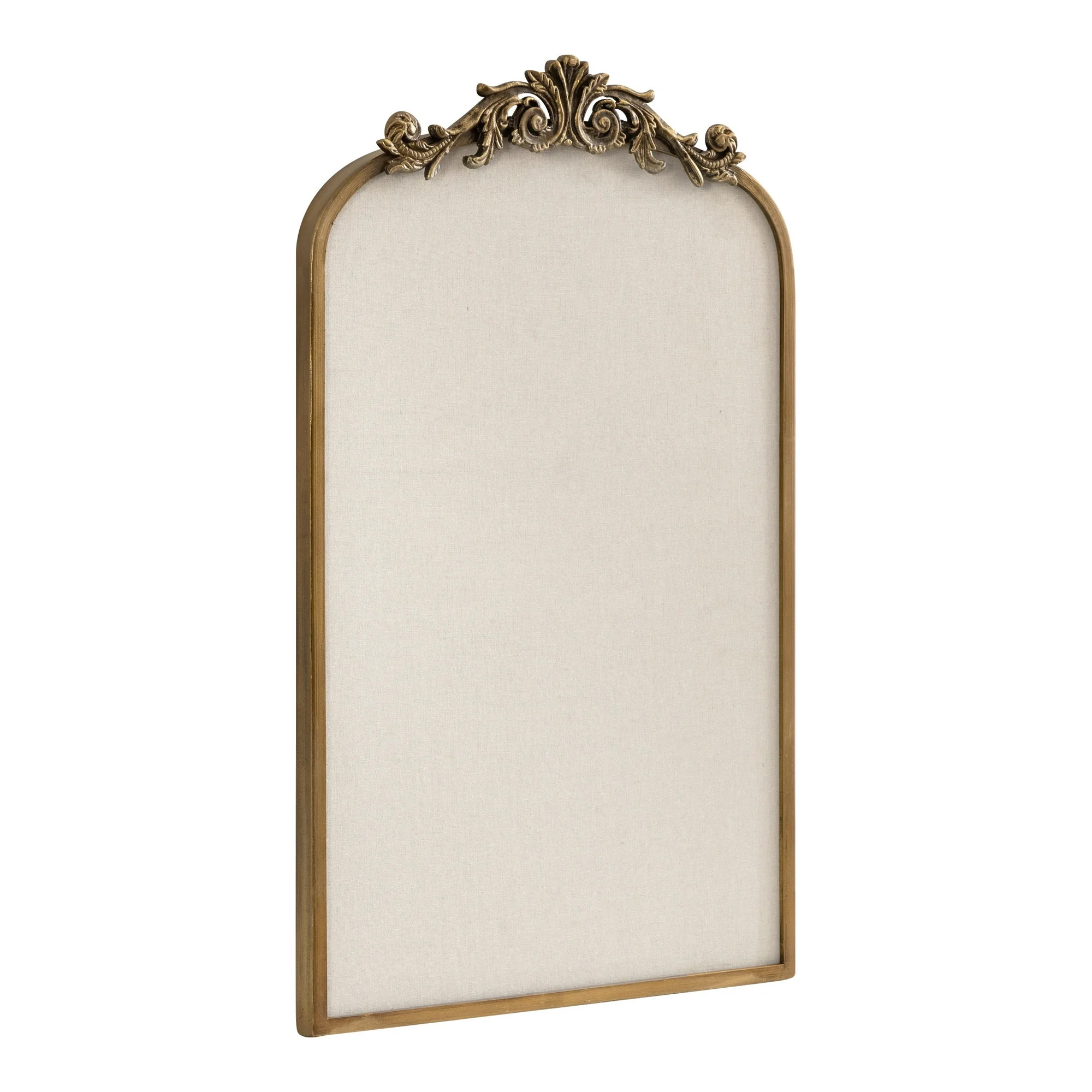 Kate and Laurel Arendahl Vintage Ornate Arch Pinboard, Gold, 19 x 31, Framed Arched Pinboard | Walmart (US)